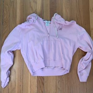 NWOT Victoria’s Secret light Pink hoodie hooded sweatshirt